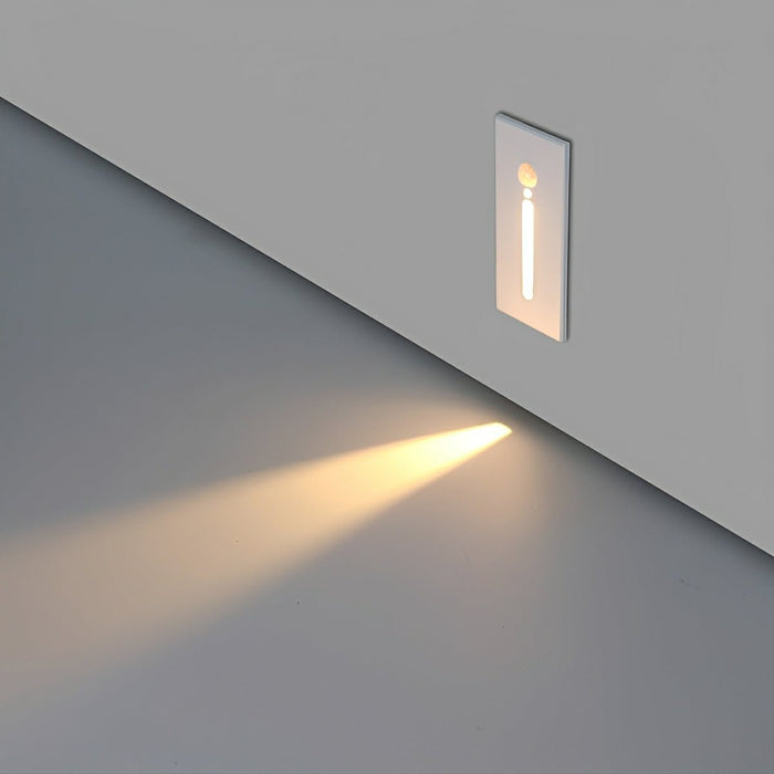 Recessed Stair Light - Modern White Waterproof LED Fixture for Indoor/Outdoor Use