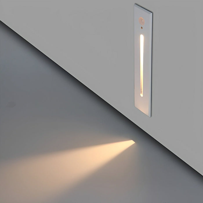 Recessed Stair Light - Modern White Waterproof LED Fixture for Indoor/Outdoor Use