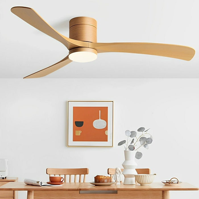 DC Motor Ceiling Fan Light, 6-Speed Variable Frequency, Reversible Airflow for Living Room/Bedroom/Dining Room