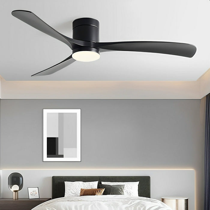 DC Motor Ceiling Fan Light, 6-Speed Variable Frequency, Reversible Airflow for Living Room/Bedroom/Dining Room