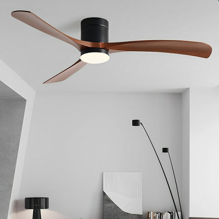 DC Motor Ceiling Fan Light, 6-Speed Variable Frequency, Reversible Airflow for Living Room/Bedroom/Dining Room