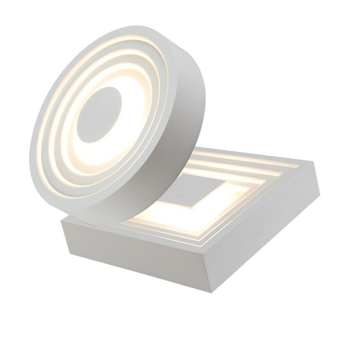 6 Multiple Circles Flush Mount Ceiling Light Geometric LED Light