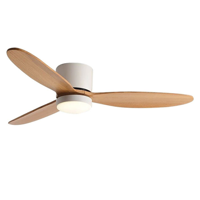 LED Inverter Silent Nordic Flush Mount Ceiling Fan Light Chandelier with Fan