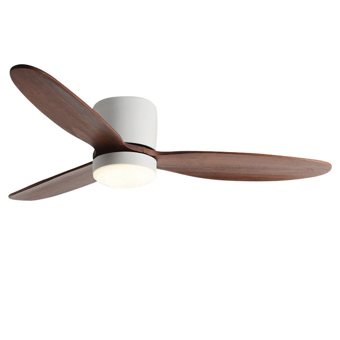 LED Inverter Silent Nordic Flush Mount Ceiling Fan Light Chandelier with Fan