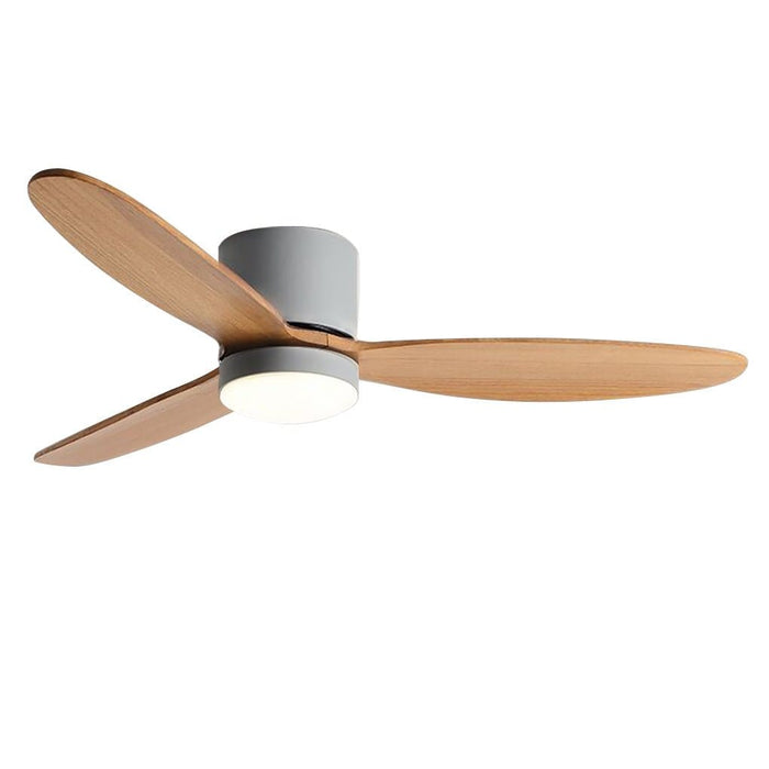 LED Inverter Silent Nordic Flush Mount Ceiling Fan Light Chandelier with Fan