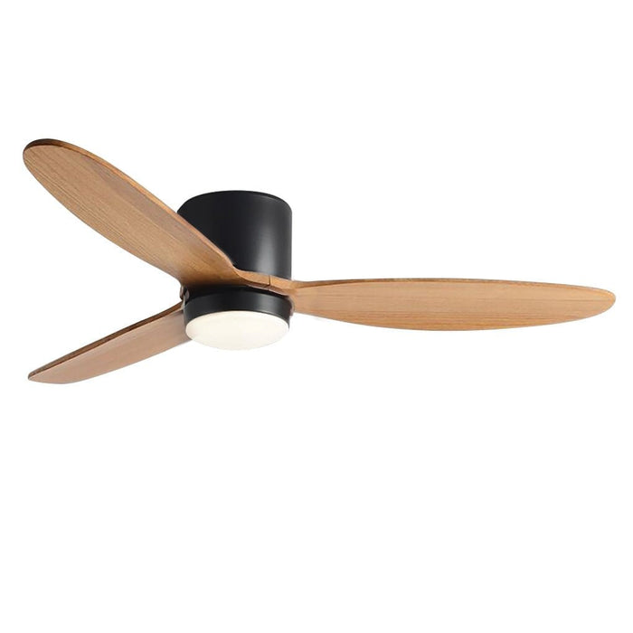 LED Inverter Silent Nordic Flush Mount Ceiling Fan Light Chandelier with Fan