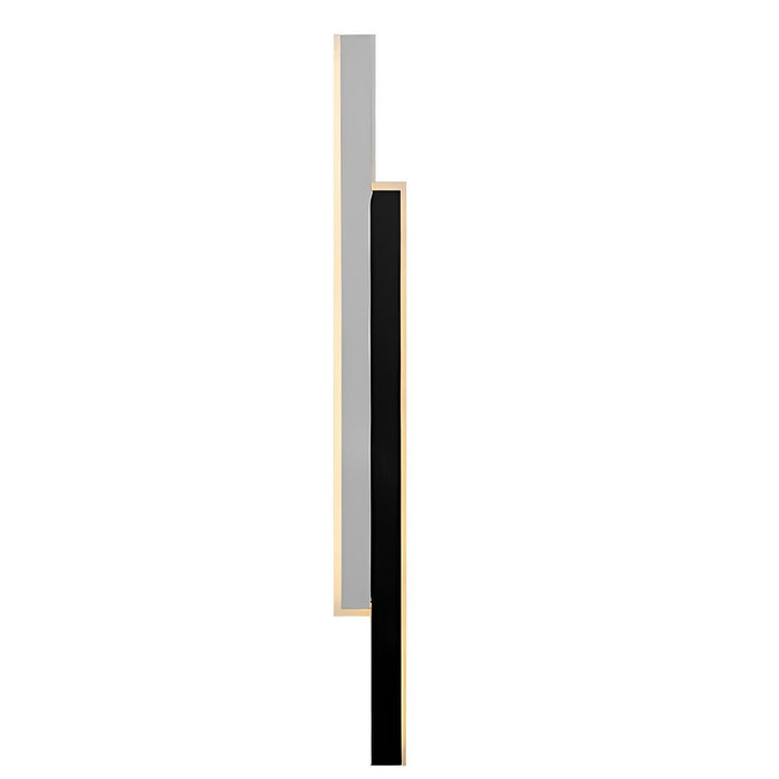 Nordic Minimalist Double Long Strip LED Wall Lamp - Modern Interior Lighting for Living Room, Bedroom, Aisle