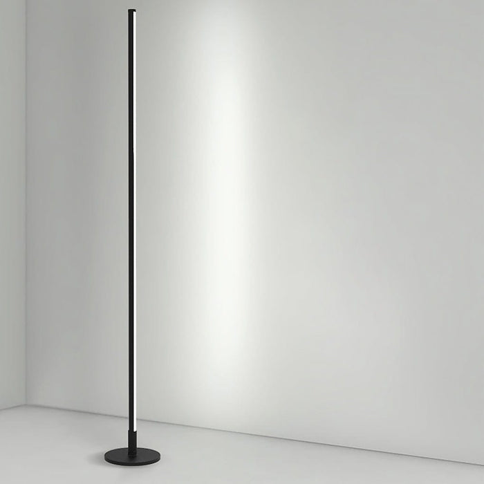 Minimalist 59 inches Aluminum Strip Floor Lamp 3 Step Dimming  LED Standing Light