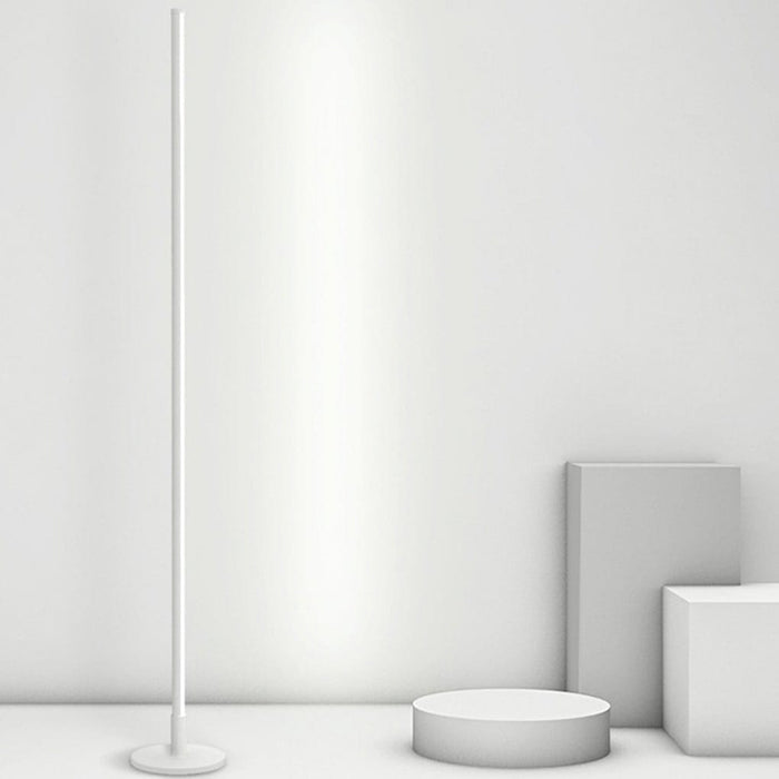 Minimalist 59 inches Aluminum Strip Floor Lamp 3 Step Dimming  LED Standing Light