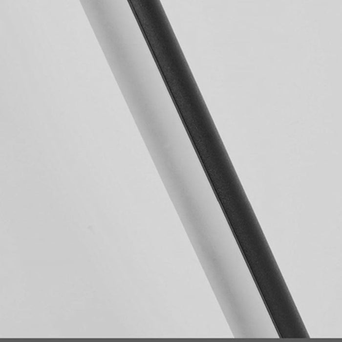 Minimalist 59 inches Aluminum Strip Floor Lamp 3 Step Dimming  LED Standing Light