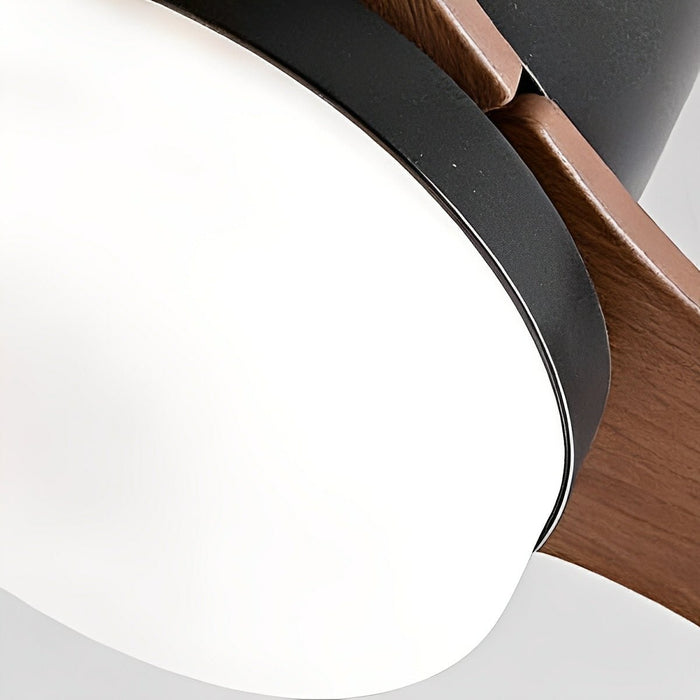 Nordic Ceiling Fan Light - DC Motor, Reverse Airflow / 6-Speed Control, Remote Operated