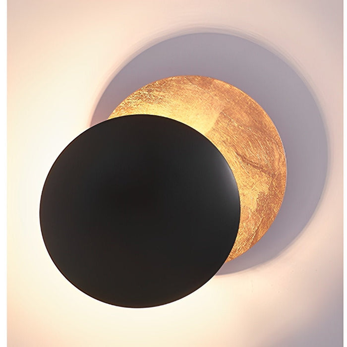 Moon Eclipse Wall Lamp - Nordic Postmodern Minimalist Sconce, Creative Indoor Lighting Fixture