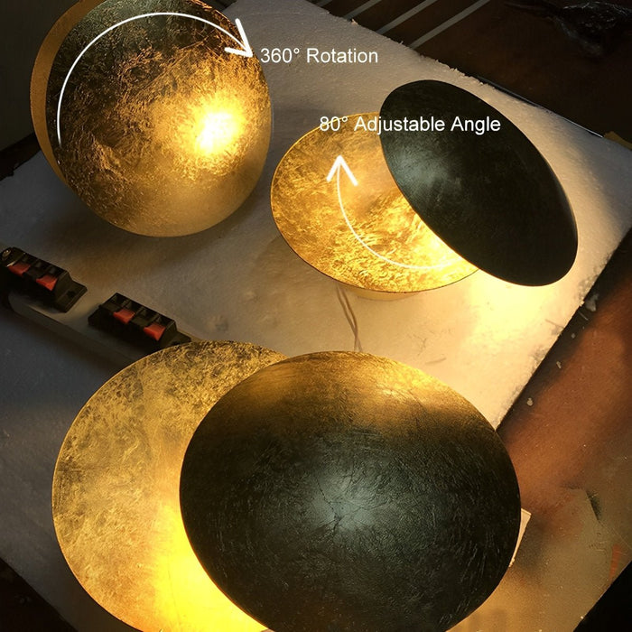 Moon Eclipse Wall Lamp - Nordic Postmodern Minimalist Sconce, Creative Indoor Lighting Fixture
