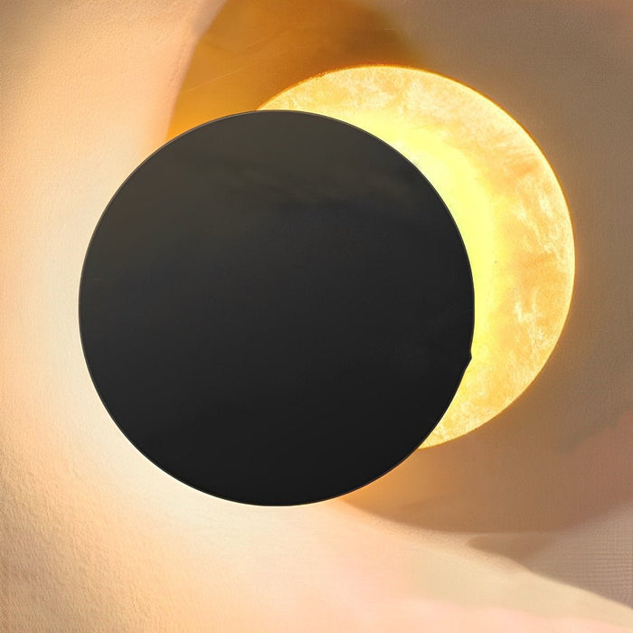 Moon Eclipse Wall Lamp - Nordic Postmodern Minimalist Sconce, Creative Indoor Lighting Fixture