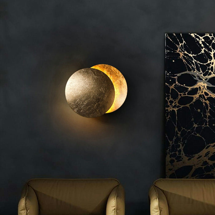 Moon Eclipse Wall Lamp - Nordic Postmodern Minimalist Sconce, Creative Indoor Lighting Fixture