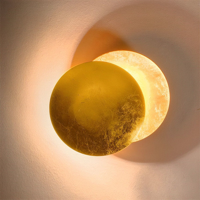 Moon Eclipse Wall Lamp - Nordic Postmodern Minimalist Sconce, Creative Indoor Lighting Fixture