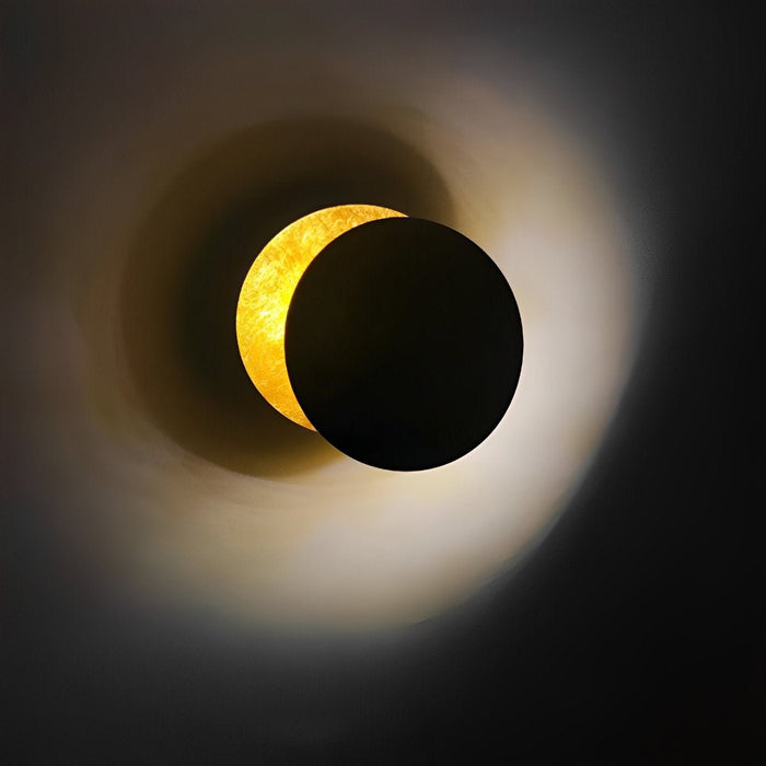 Moon Eclipse Wall Lamp - Nordic Postmodern Minimalist Sconce, Creative Indoor Lighting Fixture