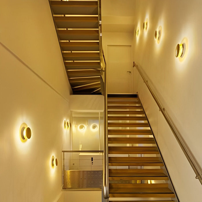 Moon Eclipse Wall Lamp - Nordic Postmodern Minimalist Sconce, Creative Indoor Lighting Fixture
