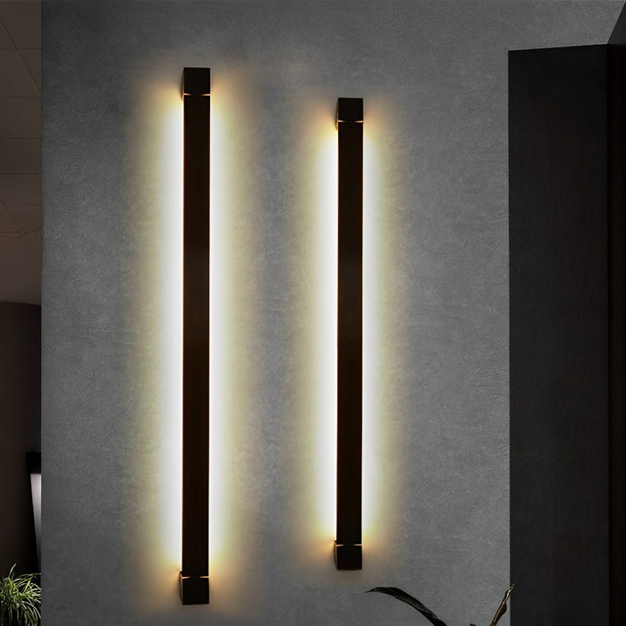 Nordic Ultra-thin Long Strip LED Rotatable Wall Light - Bedside / Background Lighting, Modern Minimalist Fixture