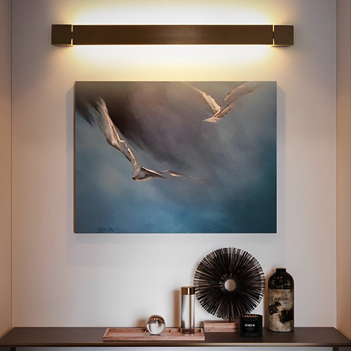 Nordic Ultra-thin Long Strip LED Rotatable Wall Light - Bedside / Background Lighting, Modern Minimalist Fixture