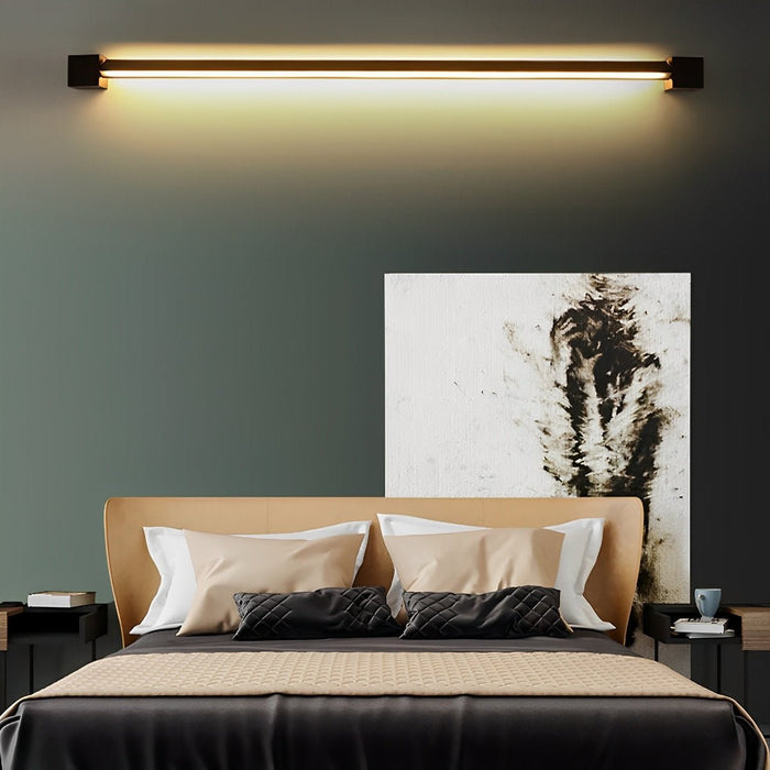 Nordic Ultra-thin Long Strip LED Rotatable Wall Light - Bedside / Background Lighting, Modern Minimalist Fixture