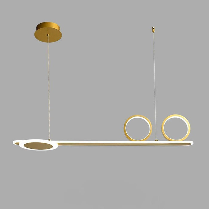 3 Circles Linear Design LED Modern Pendant Lighting Chandeliers