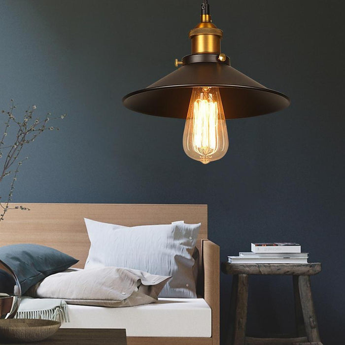 Metal Cone-shaped LED Industrial Style Pendant Lighting Island Lights