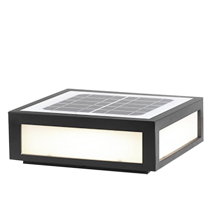 Outdoor Courtyard Waterproof LED Solar Pillar Lights Landscape Lighting