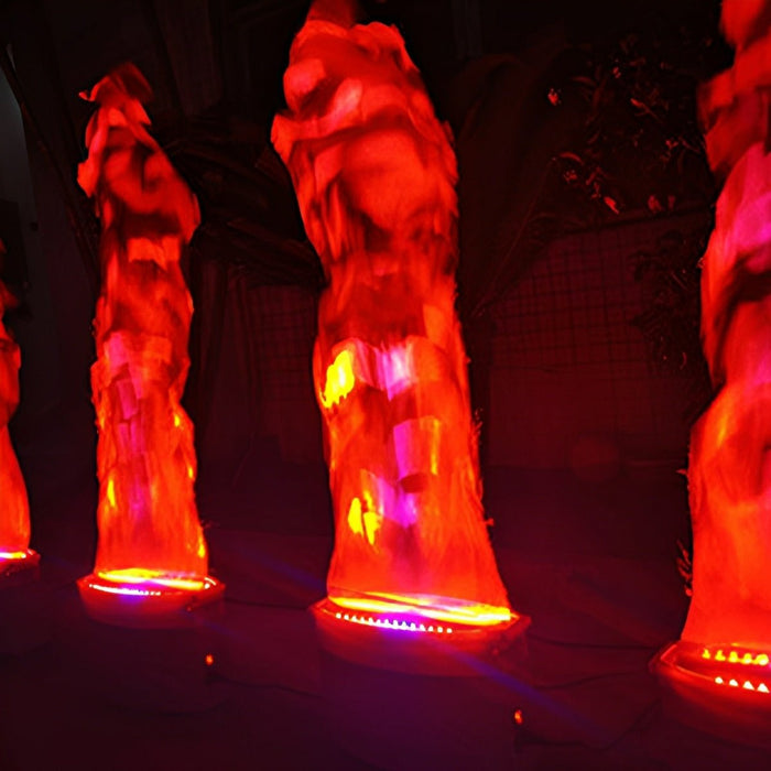 Outdoor Fake LED Flame Light - Realistic Fire Effect - Christmas Bonfire Party Decor