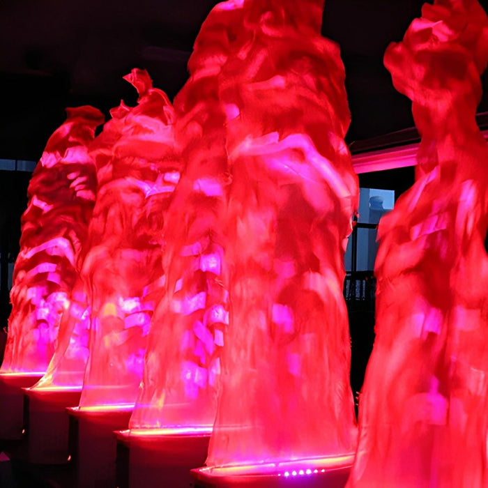 Outdoor Fake LED Flame Light - Realistic Fire Effect - Christmas Bonfire Party Decor