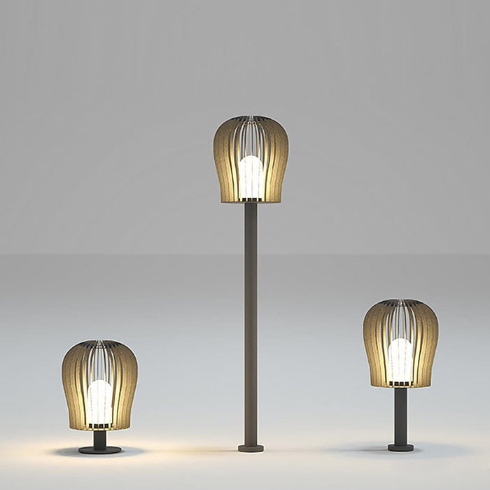 Outdoor Grid Waterproof Garden Lamp Lawn Light Post Lamp LED Landscape Lighting