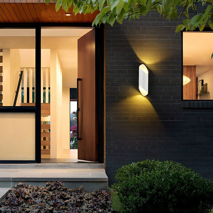 Outdoor LED Wall Sconce - Modern Waterproof Design - Exterior Lighting Fixture