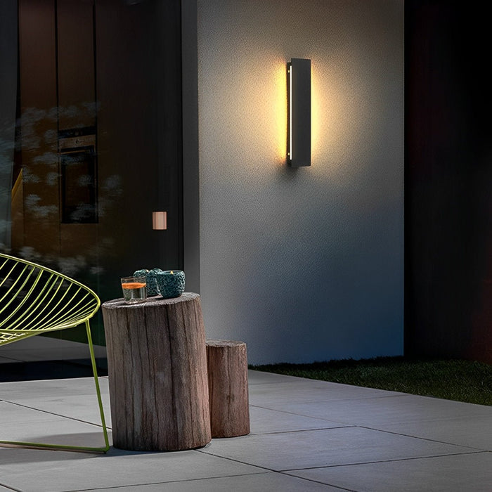 Long Strip Bright LED Wall Light - Outdoor Modern Waterproof - Villa Courtyard Lighting