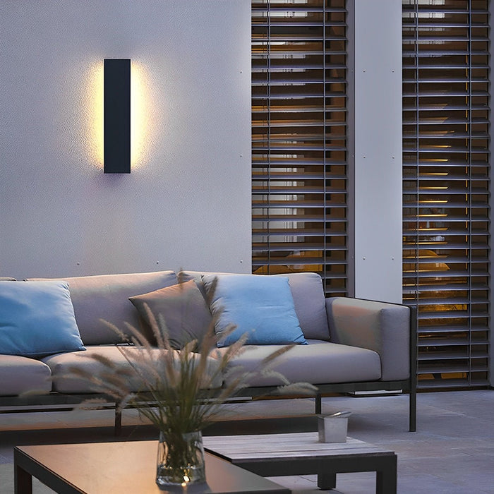 Long Strip Bright LED Wall Light - Outdoor Modern Waterproof - Villa Courtyard Lighting