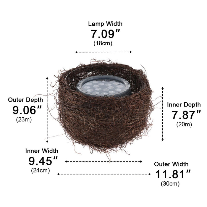 Bird's Nest LED Spot Light - Outdoor Tree Lighting, Waterproof Landscape Accent