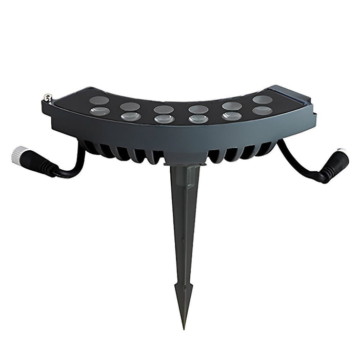 LED Arc Spot Lights - Outdoor Waterproof Landscape Lighting for Trees, Lawn - Decorative Garden Spotlights