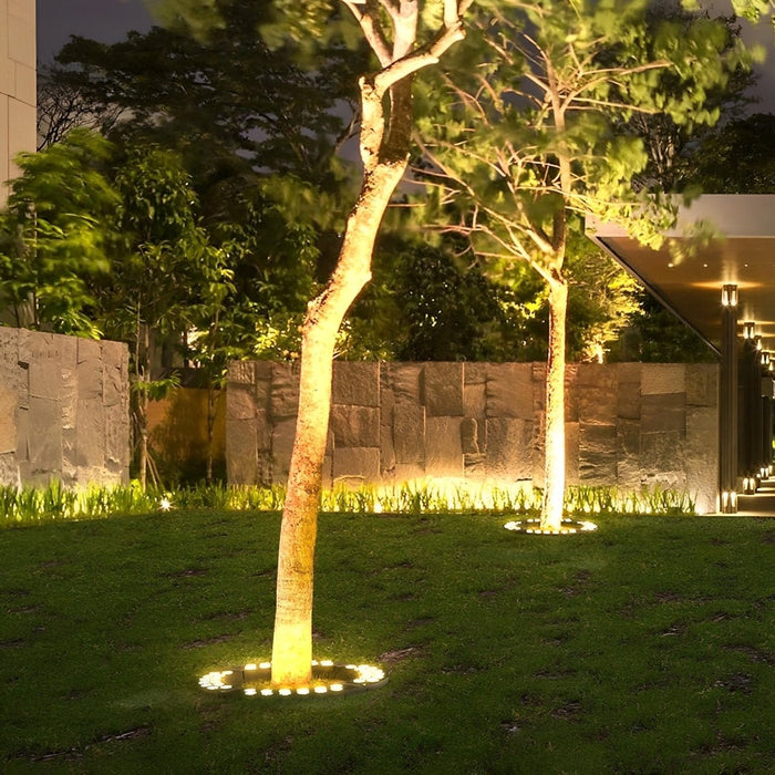 LED Arc Spot Lights - Outdoor Waterproof Landscape Lighting for Trees, Lawn - Decorative Garden Spotlights