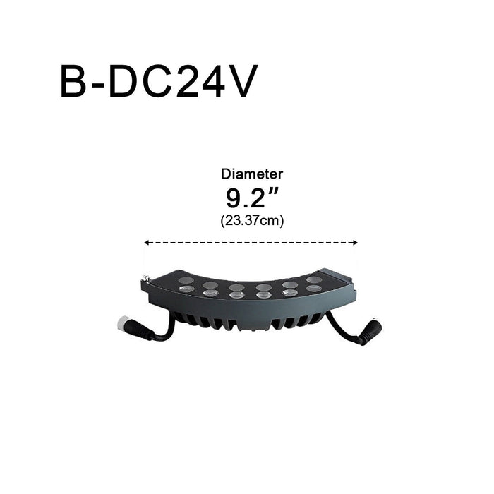 LED Arc Spot Lights - Outdoor Waterproof Landscape Lighting for Trees, Lawn - Decorative Garden Spotlights