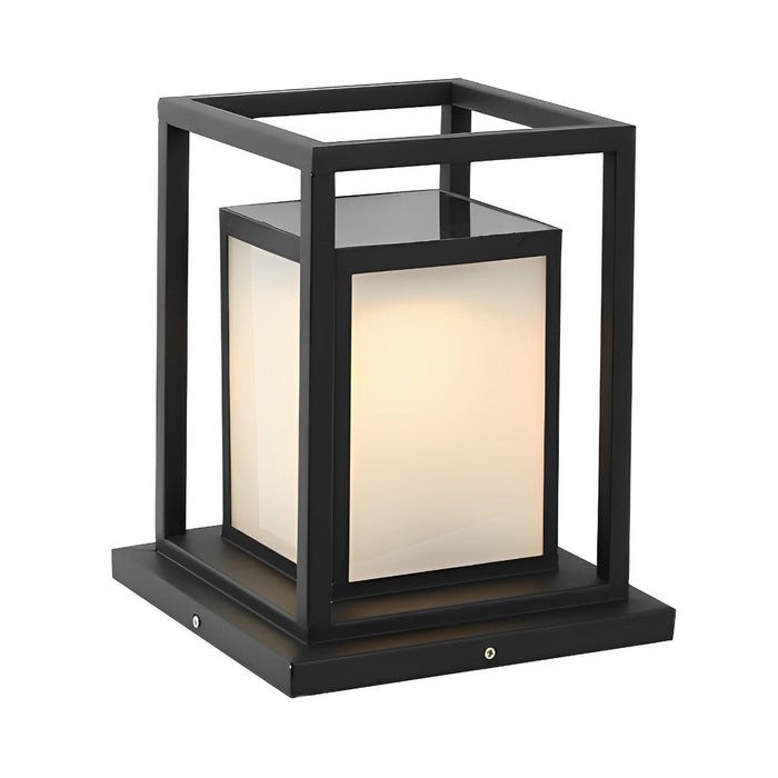 Solar Fence Post Lights - Outdoor LED Deck Lighting, Garden Pathway Lamp, Wireless Security Accent Light