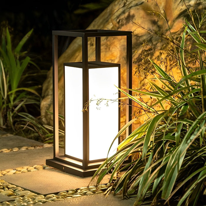 Solar Fence Post Lights - Outdoor LED Deck Lighting, Garden Pathway Lamp, Wireless Security Accent Light
