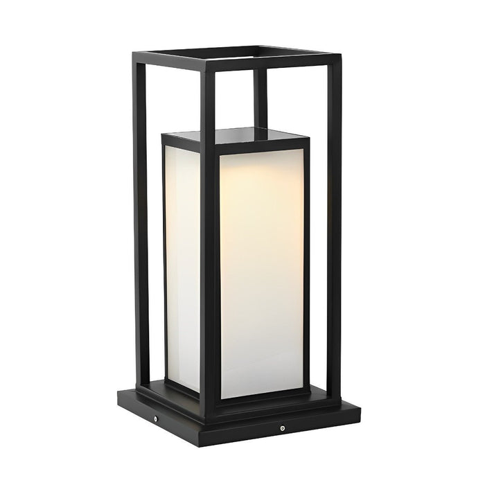 Solar Fence Post Lights - Outdoor LED Deck Lighting, Garden Pathway Lamp, Wireless Security Accent Light