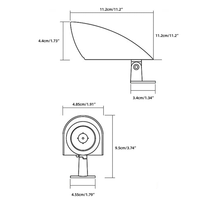 Outdoor Waterproof LED Spot Lights Wall Washer - Die-Cast Aluminum, Tempered Glass, Garden/Patio Lighting