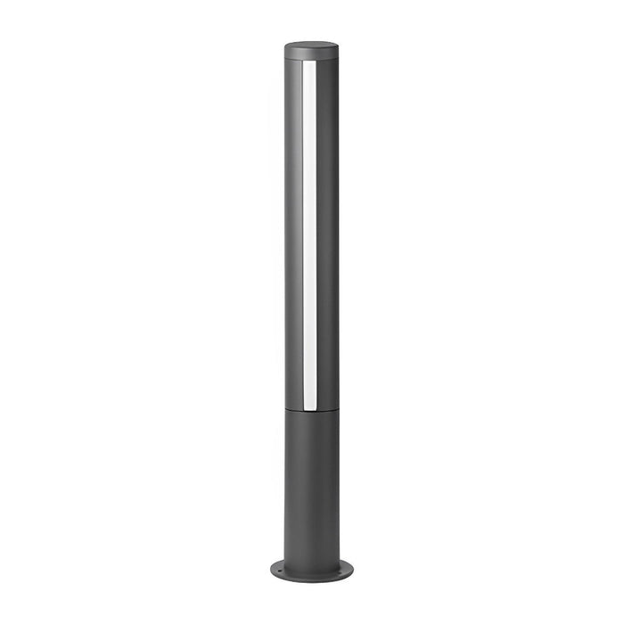 Outdoor Cylindrical Pathway Post Bollard Light - Waterproof LED Landscape Lighting - Garden, Driveway, Courtyard