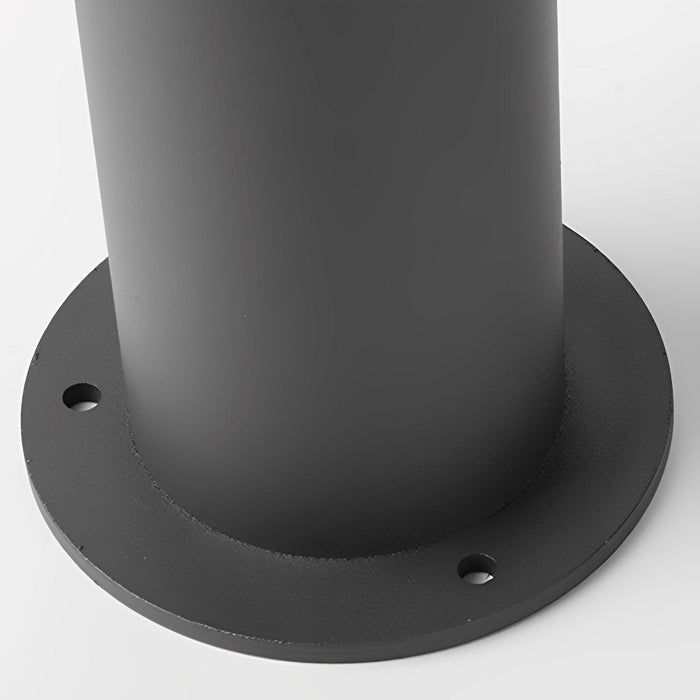Outdoor Cylindrical Pathway Post Bollard Light - Waterproof LED Landscape Lighting - Garden, Driveway, Courtyard