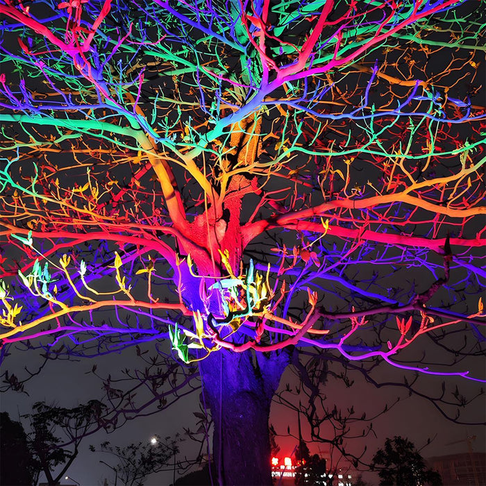 Outdoor Landscape Spot Light - Waterproof RGB LED Tree Lighting, Color Changing Garden Accent Lamp