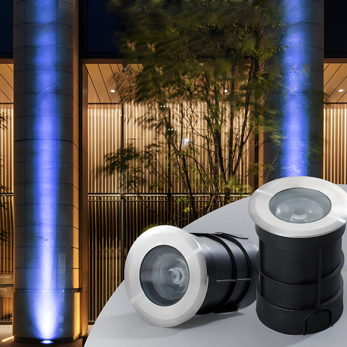 Outdoor Waterproof Recessed In-Ground LED Deck Spot Lights - Landscape Lighting for Patios, Gardens, Walkways