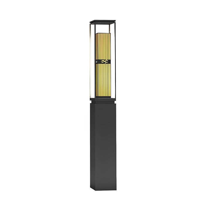 Outdoor Retro Lawn Light - Solar Powered, Waterproof - Landscape Decorative Pillar Lamp, Garden Pathway Lighting