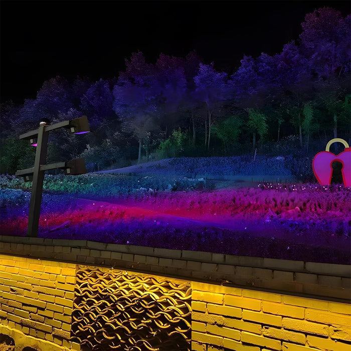 Outdoor RGB LED Spot Light Landscape Tree Lighting - Waterproof, Color Changing, Adjustable Beam