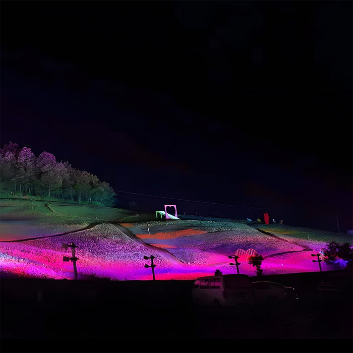Outdoor RGB LED Spot Light Landscape Tree Lighting - Waterproof, Color Changing, Adjustable Beam
