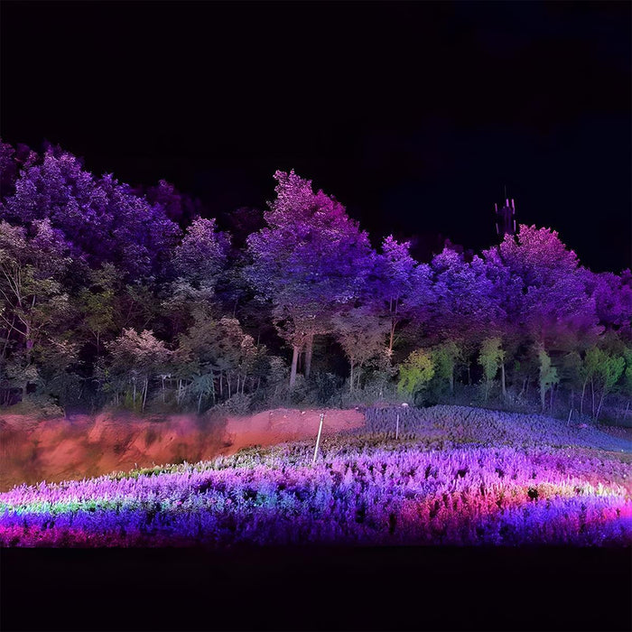 Outdoor RGB LED Spot Light Landscape Tree Lighting - Waterproof, Color Changing, Adjustable Beam